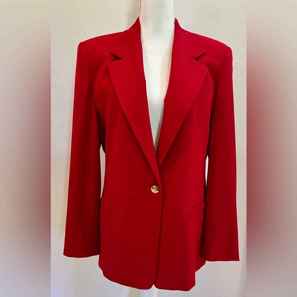 Austin reed 100% wool red blazer